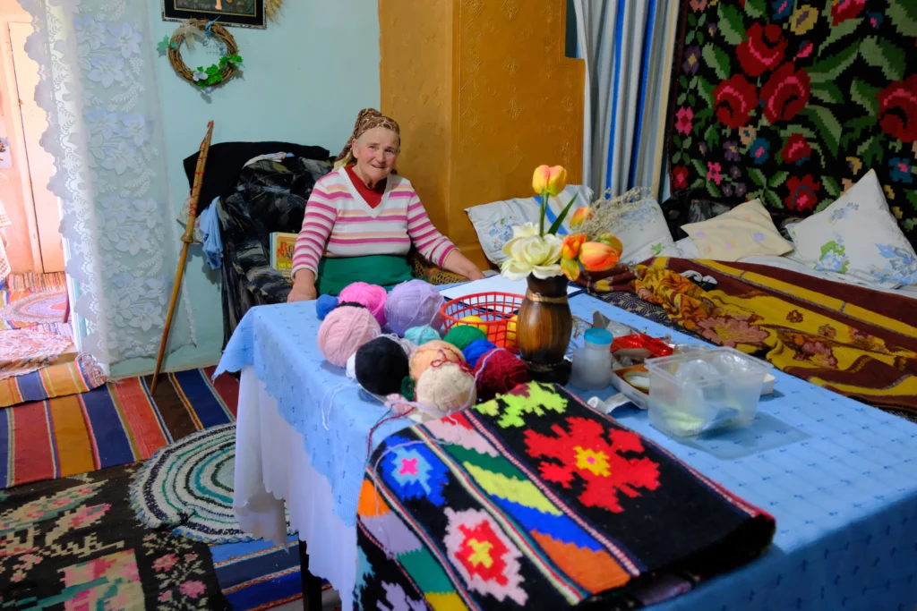 Maria Leonte, meșteră țesătoare